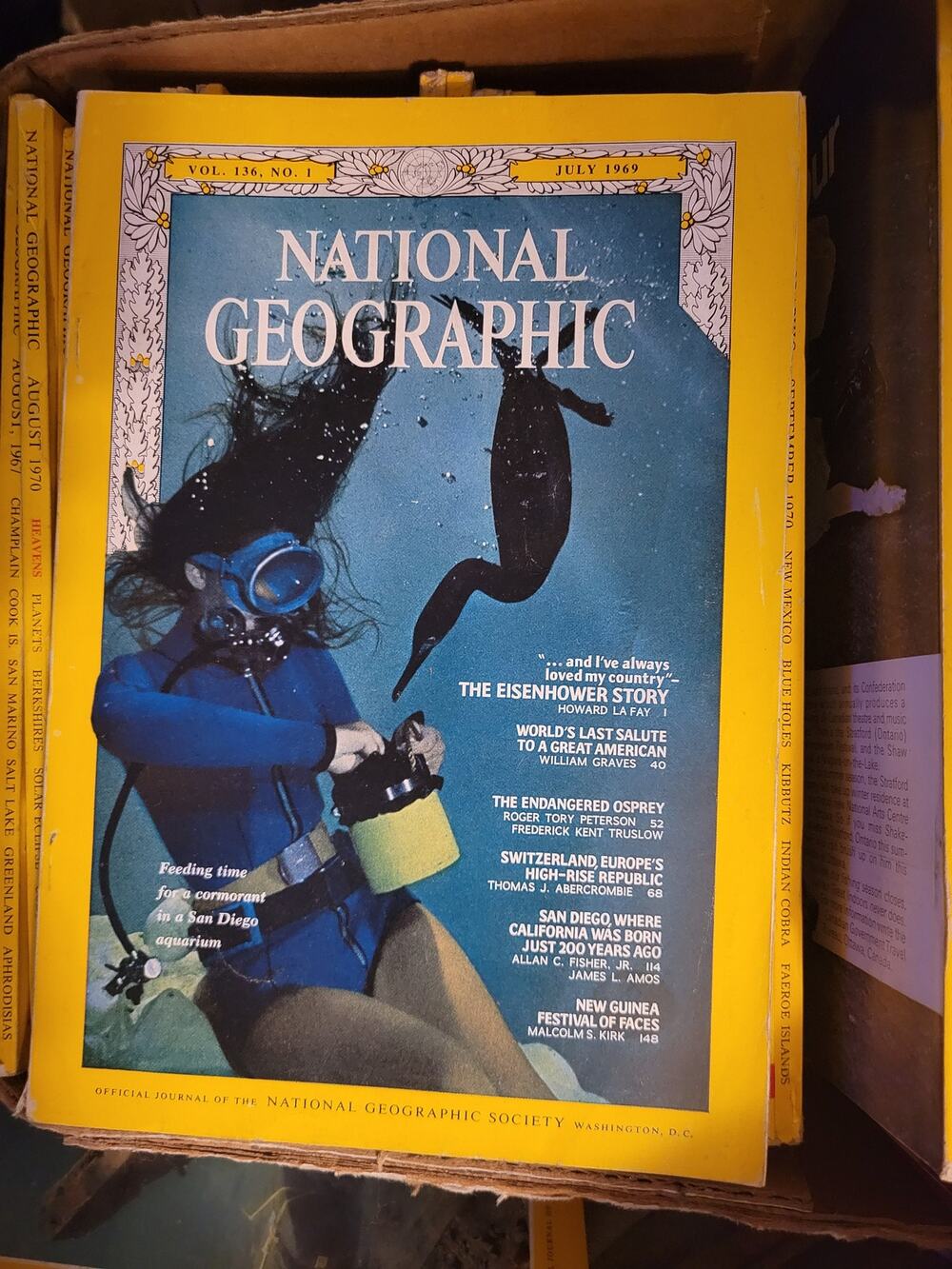 National geographic july 1969 vol 136 no. 1
